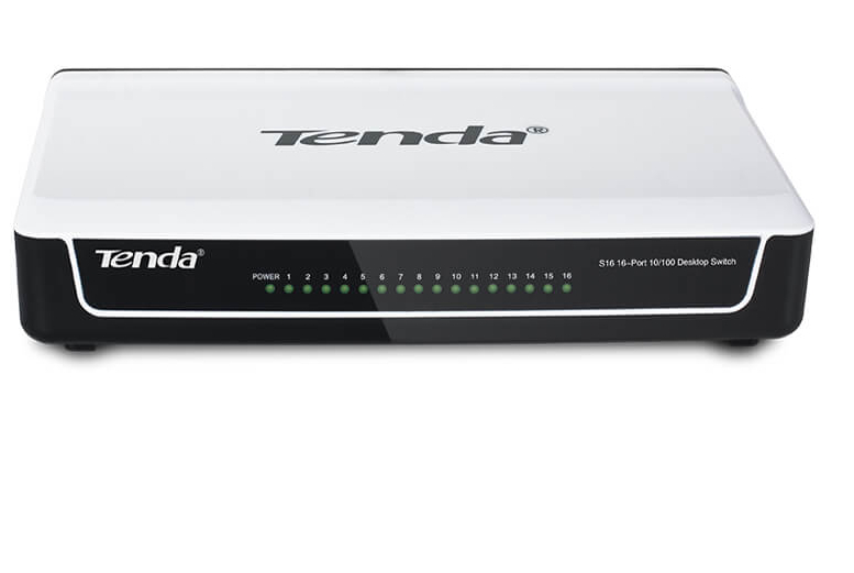 zoom image for TENDA S16 16-Port 10/100Mbps Desktop Switch