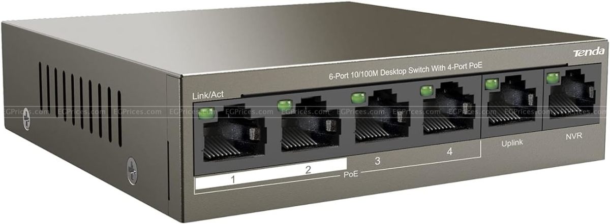 صورة مكبرة ل تندا tef1106p-4-63w  مكتبي 6-منفذ 10/100m