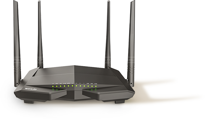 صورة مكبرة ل Tenda V12 AC1200 Dualband Wi-Fi Gigabit VDSL/ADSL Modem Router