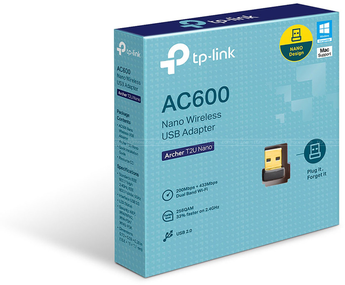 صورة مكبرة ل tp-link archer t2u nano | ac600 nano وايرلس usb adapter