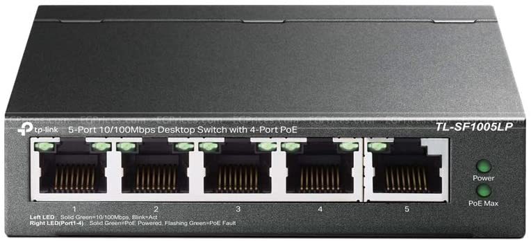 صورة مكبرة ل tp-link tl-sf1005lp 5-port 10/100mbps desktop poe switch