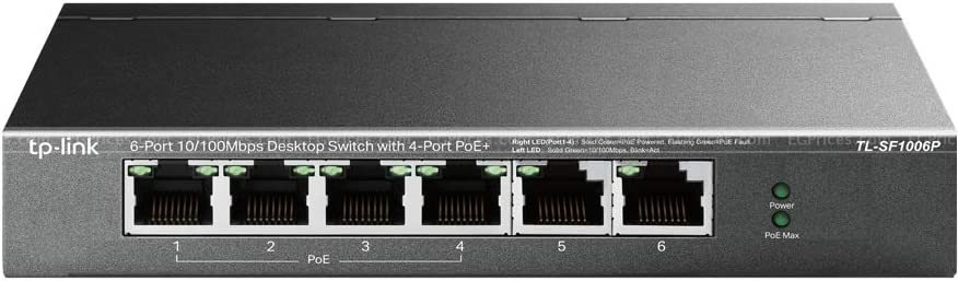 صورة مكبرة ل tp-link tl-sf1006p 6-port 10/100mbps desktop poe switch