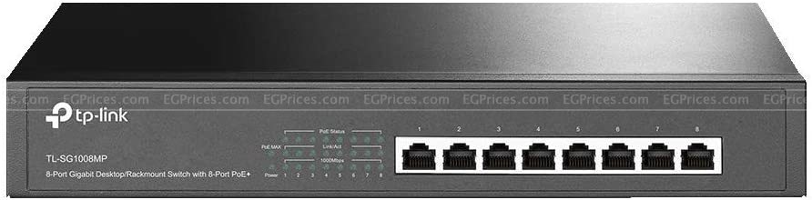 zoom image for TL-SG1008MP 8-Port Gigabit Desktop Switch