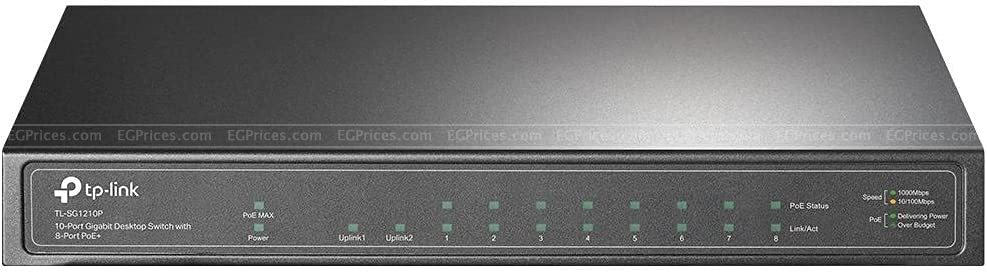 صورة مكبرة ل tp-link tl-sg1210p 10-port gigabit desktop switch
