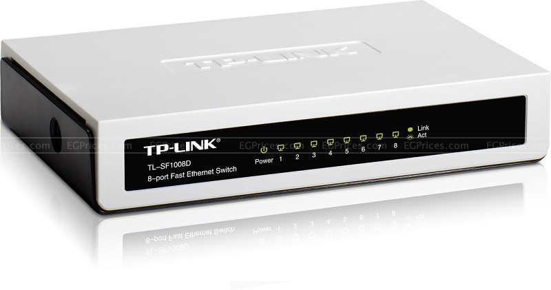 zoom image for 8-Port 10/100Mbps Desktop Switch (TL-SF1008D)