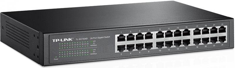zoom image for TL-SG1024D 24-Port Gigabit Ethernet Rackmount Switch