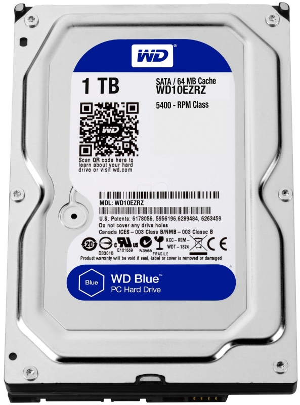 صورة مكبرة ل Western Digital (WD) Blue WD10EZRZ 1TB SATA 6.0Gb/s HDD