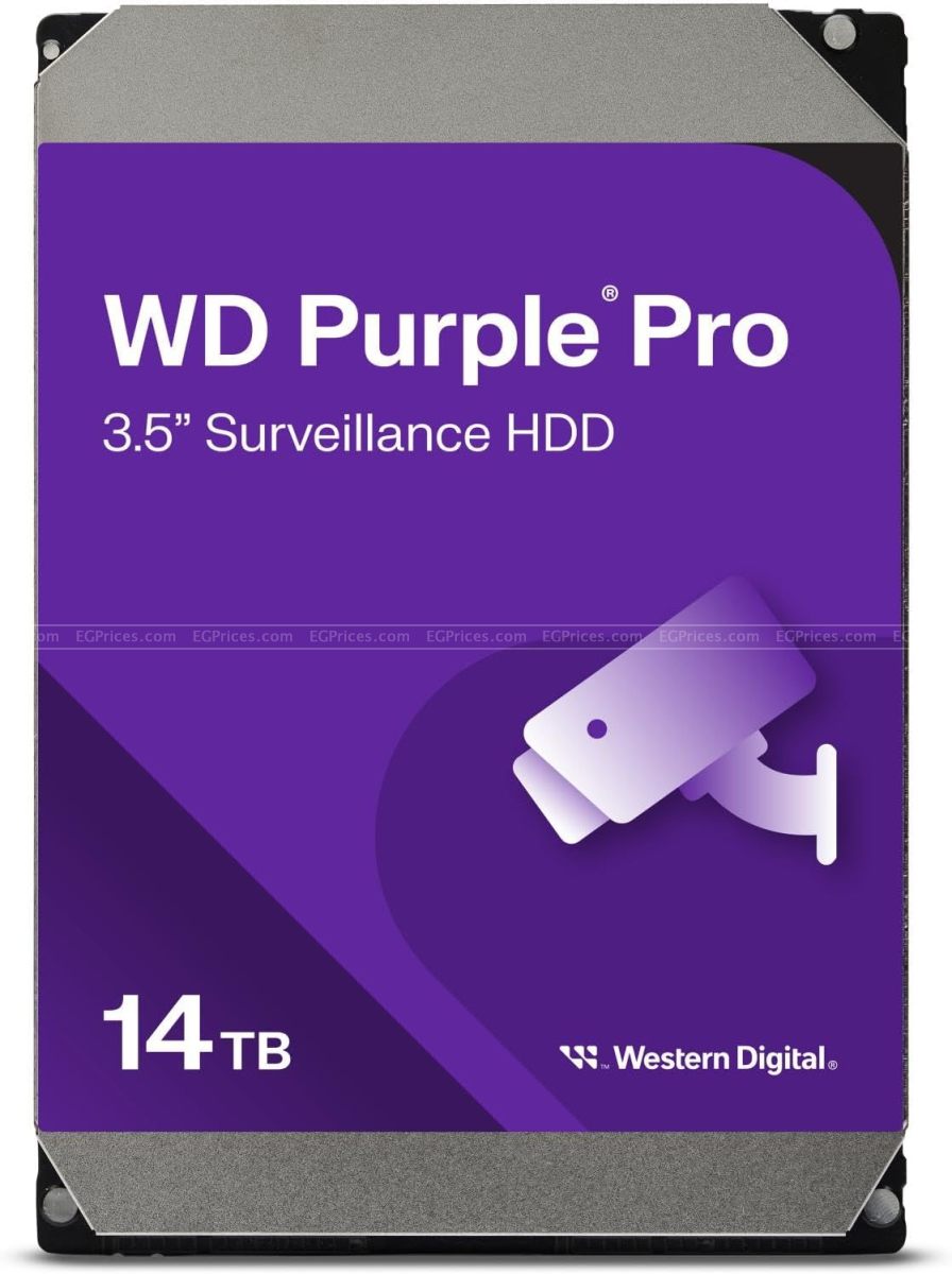 صورة مكبرة ل ويسترن ديجيتال wd wd142purp هارد بربل برو 14 تيرا