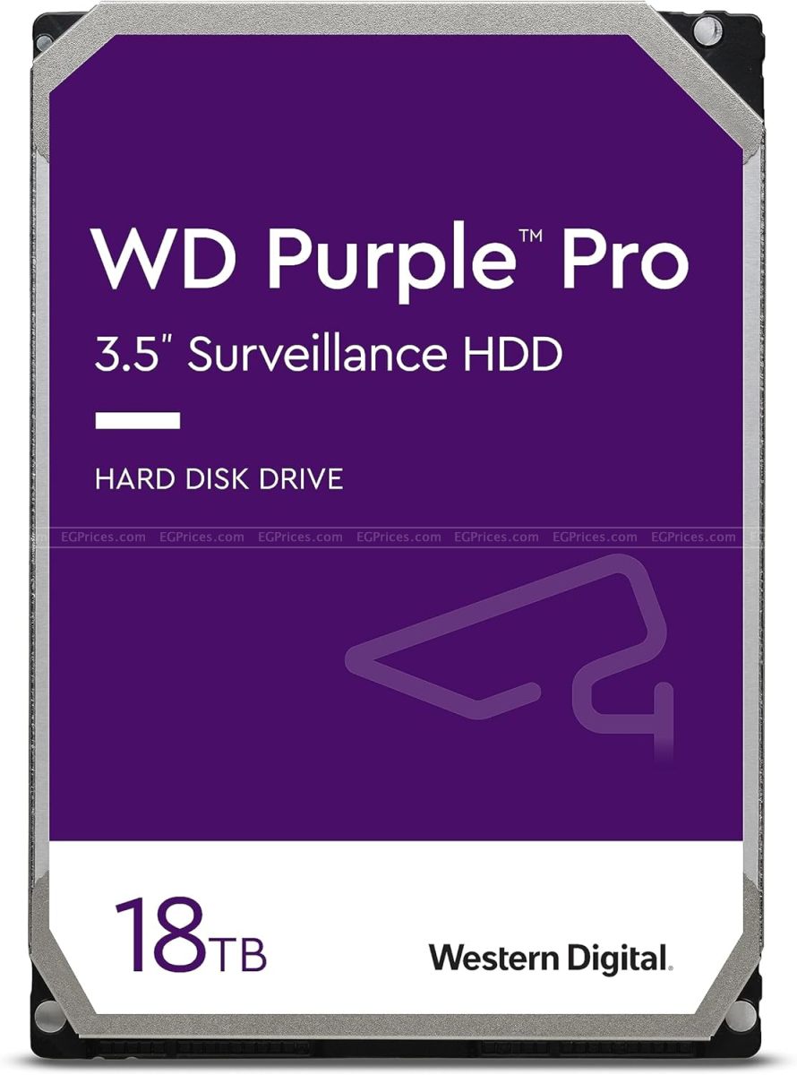 صورة مكبرة ل ويسترن ديجيتال wd181purp wd بربل برو هارد 18 تيرا