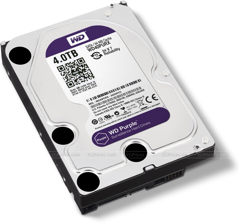 zoom image for (WD) Purple WD40PURX 4TB SATA 6.0Gb/s HDD