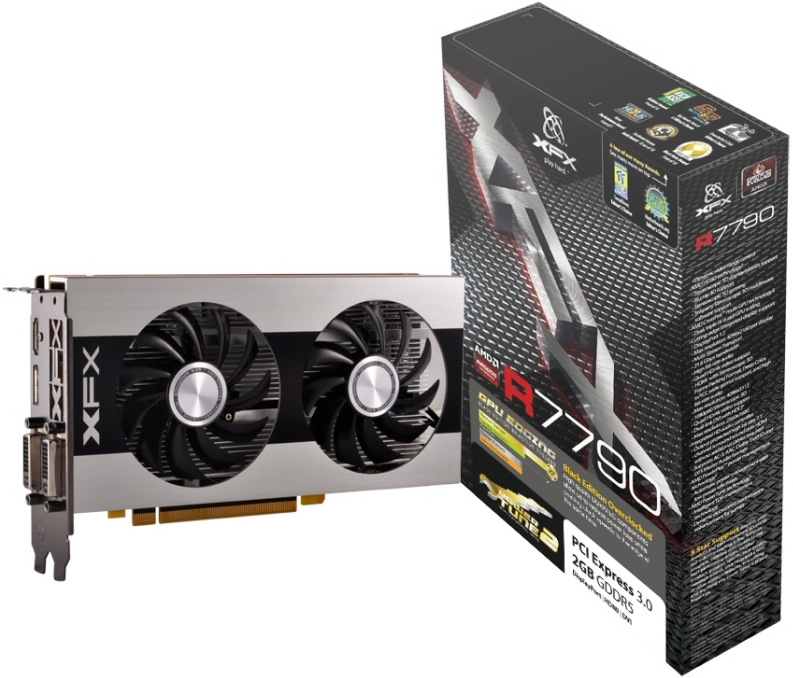 Видеокарты oc edition. Видеокарта XFX Radeon HD 7790 1075mhz PCI-E 3.0 1024mb 6400mhz 128 bit 2xdvi HDMI HDCP. Видеокарта XFX Radeon HD 7790 1075mhz PCI-E 3.0 2048mb 6400mhz 128 bit 2xdvi HDMI HDCP. Видеокарта XFX Radeon HD 7790 1075mhz PCI-E 3.0 1024mb 6400mhz 128 bit 2xdvi HDMI HDCP Black Edition.