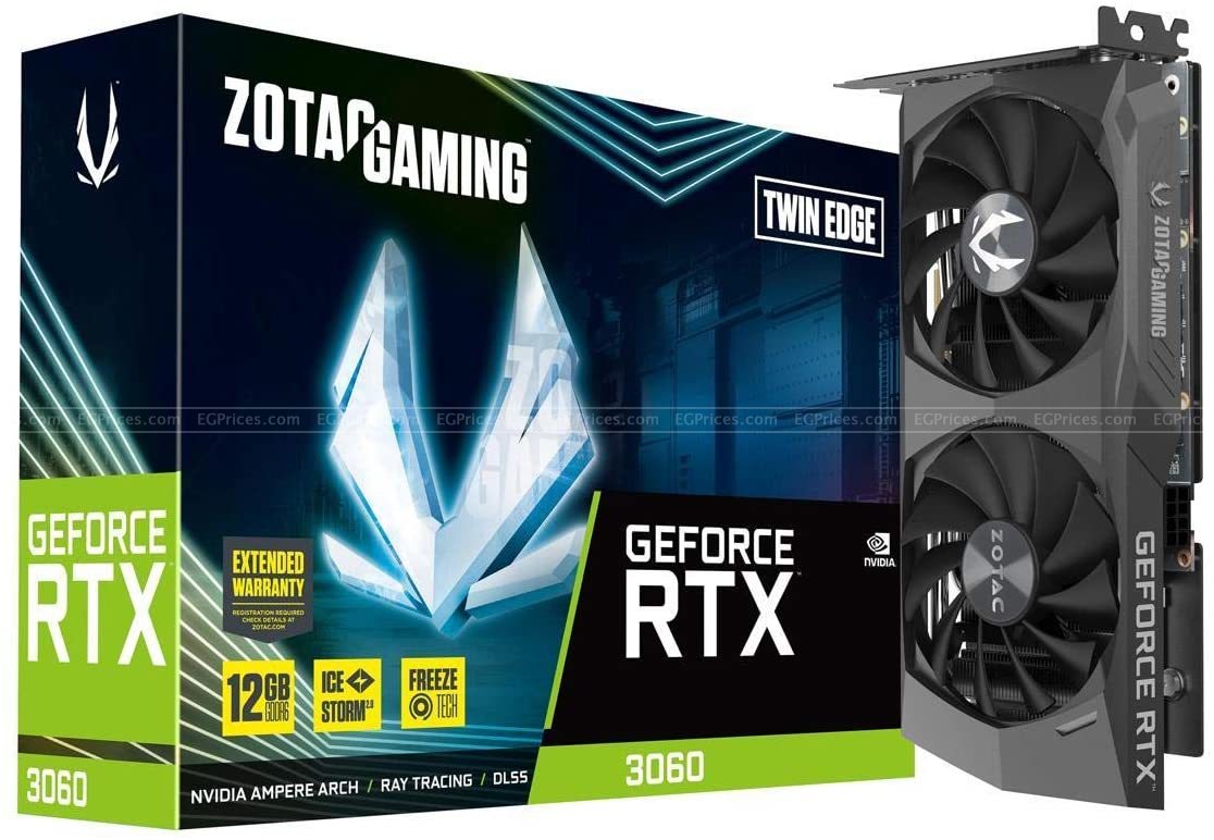 zoom image for ZOTAC Gaming GeForce RTX 3060 Twin Edge 12GB GDDR6