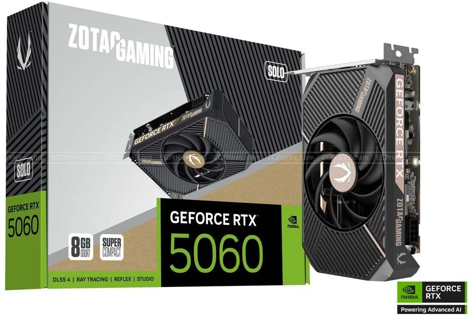 zoom image for ZOTAC GAMING GeForce RTX 5060 SOLO 8GB