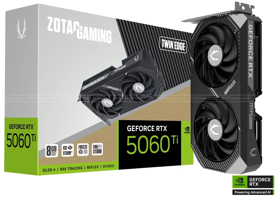 صورة مكبرة ل زوتاك جيمنج جي فورس ار تي اكس 5060 ti توين ايدج 8 جيجا