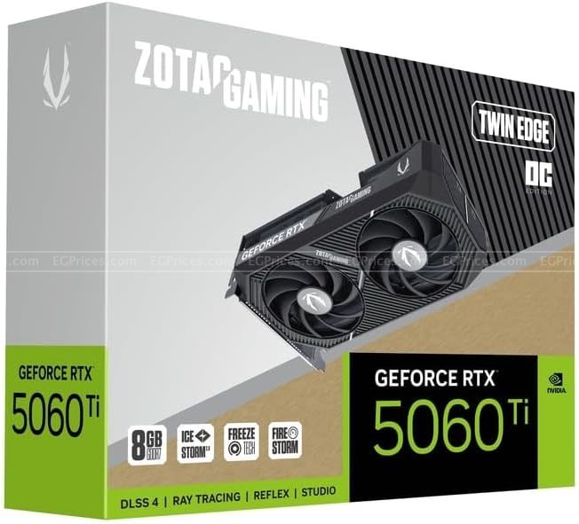 zoom image for ZOTAC GAMING GeForce RTX 5060 Ti Twin Edge OC 8GB