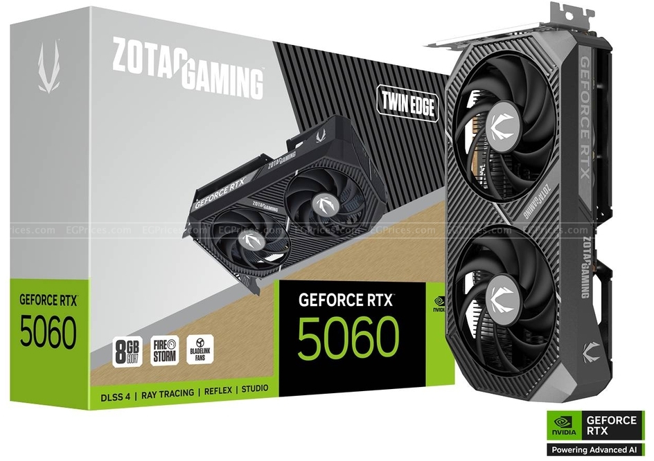 صورة مكبرة ل زوتاك جيمنج جي فورس ار تي اكس 5060 توين ايدج 8 جيجا