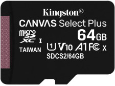 Kingston Canvas Select Plus SDCS2 64GB Memory Card specifications and price in Egypt
