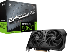 ام اس اي جي فورس ار تي اكس 5060 ti شادو 2x oc بلاس 8 جيجا فى مصر