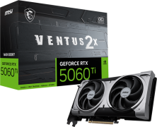 MSI GeForce RTX 5060 Ti VENTUS 2X OC PLUS 16GB in Egypt