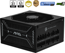 ام اس اي ماج A1000GLS باور سبلاي 1000 وات pcie5 فى مصر