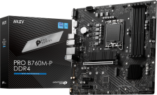 سعر و مواصفات MSI PRO B760M-P DDR4 LGA 1700 Motherboard فى مصر