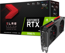 PNY GeForce RTX 3060 Ti 8GB GDDR6 XLR8 Gaming REVEL EPIC-X RGB Dual Fan specifications and price in Egypt