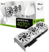 PNY GeForce RTX 4070 Ti 12GB LED Verto White Edition in Egypt