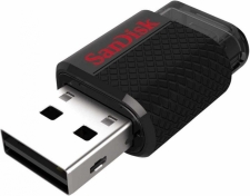 SanDisk Ultra Dual 64GB USB 2.0 Flash Drive (SDDD-064G-G46) in Egypt
