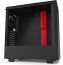 NZXT H510 Tempered Glass Mid-Tower Case Matte Black/Red
