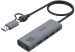 Onten UCA611 2 in 1 USB-C + USB 10G Hub